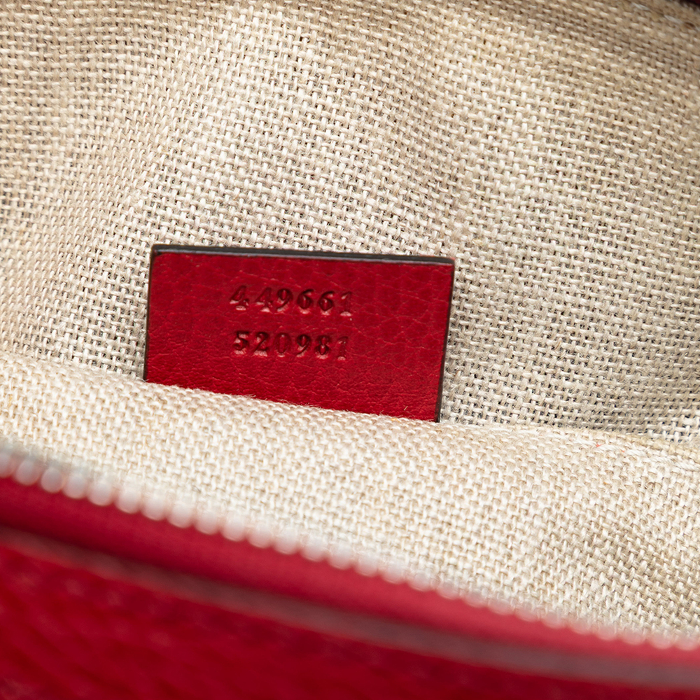 Pre-Loved Gucci Mini Leather GG Charm Dome Satchel - Picture 6 of 7